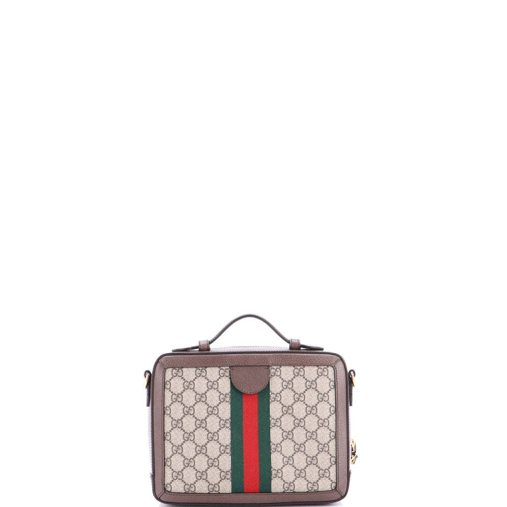 Ophidia Zip Around Camera Bag GG Coated Canvas Small