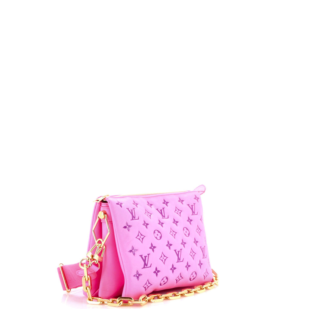 Coussin Bag Monogram Embossed Lambskin PM
