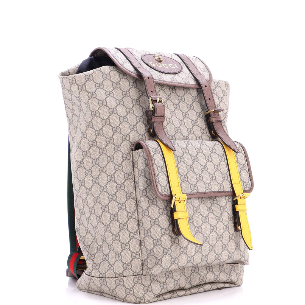 Courrier Soft Backpack GG Coated Canvas Large