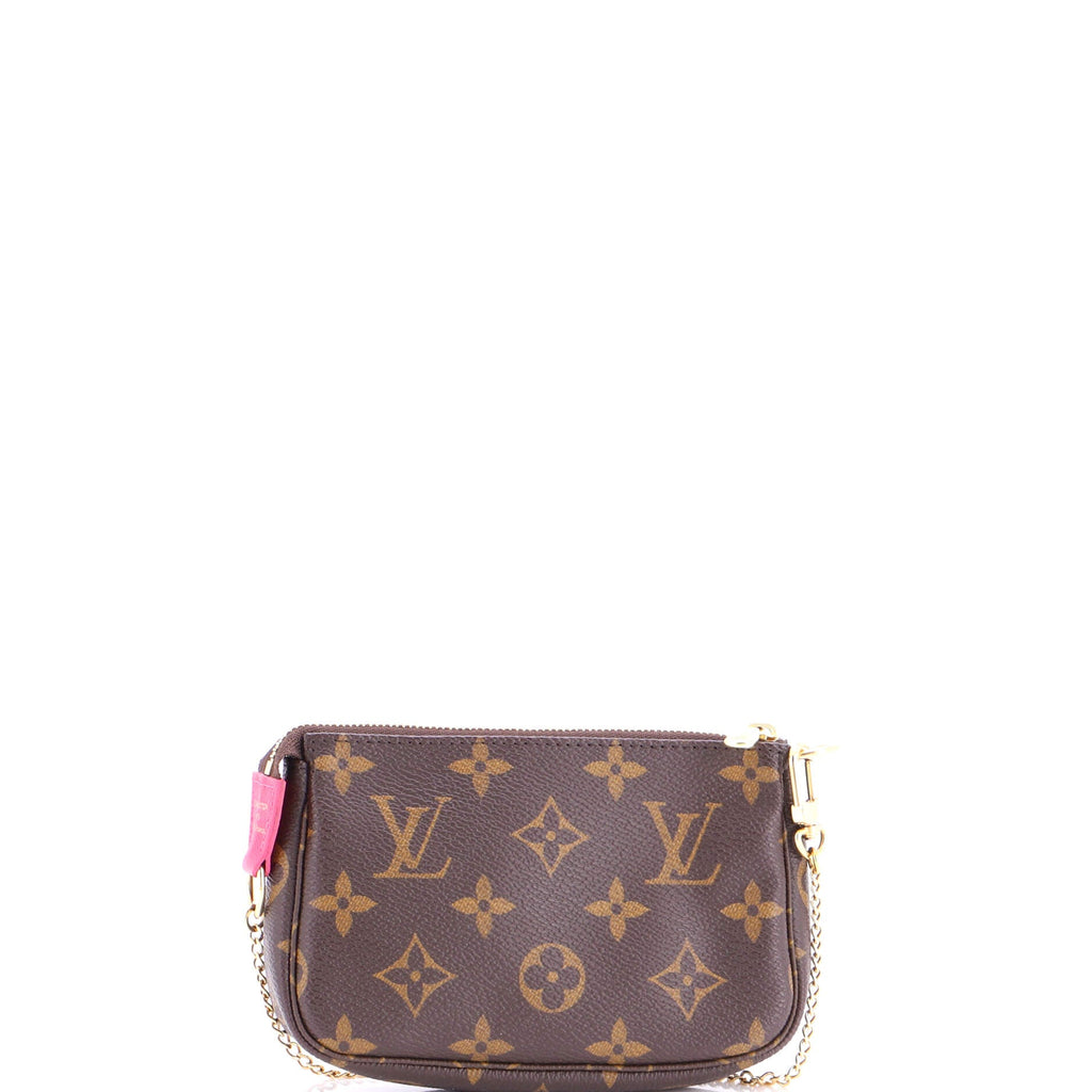 Pochette Accessoires Limited Edition Vivienne Xmas Monogram Canvas Mini