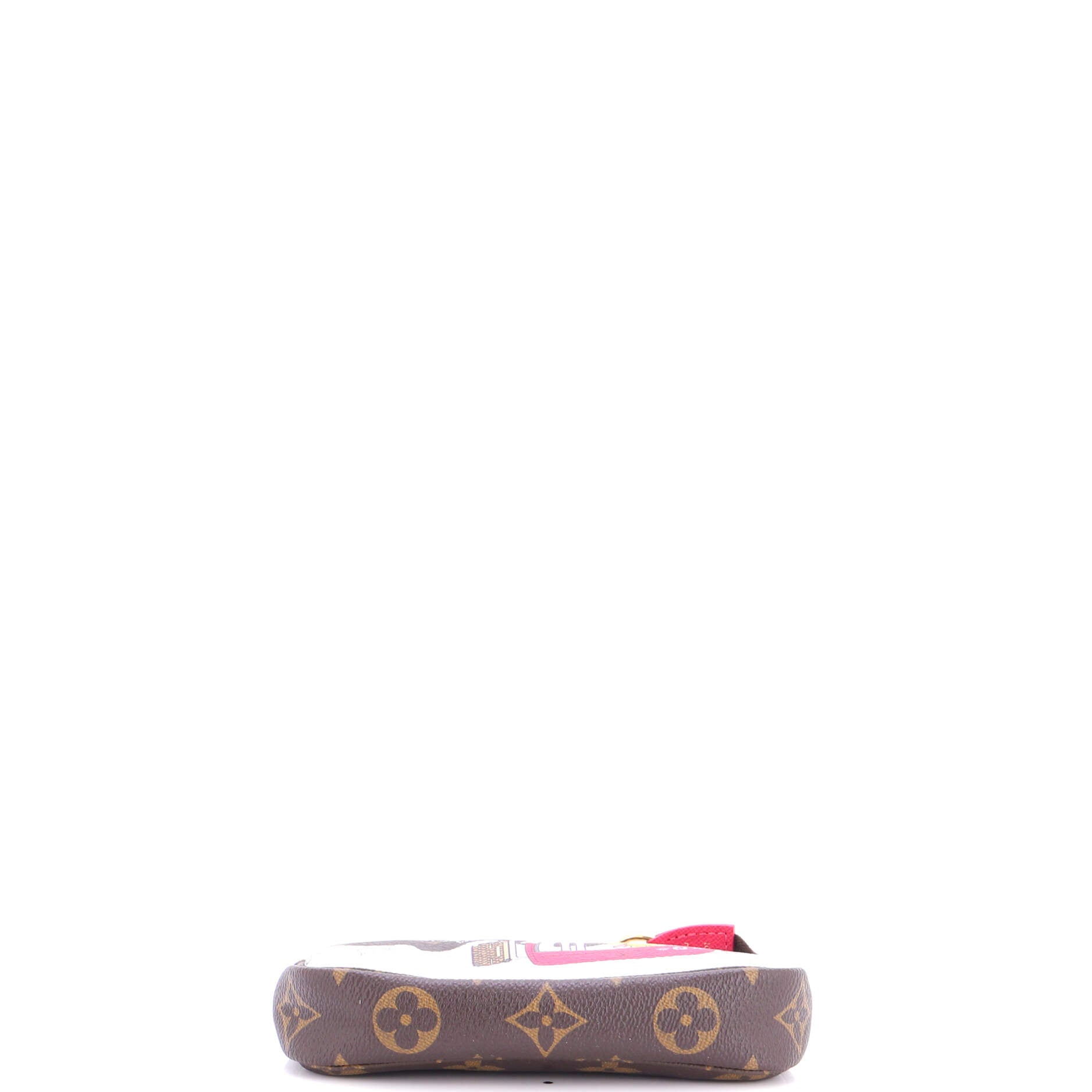 Pochette Accessoires Limited Edition Vivienne Xmas Monogram Canvas Mini