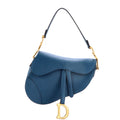 Saddle Handbag Leather Medium