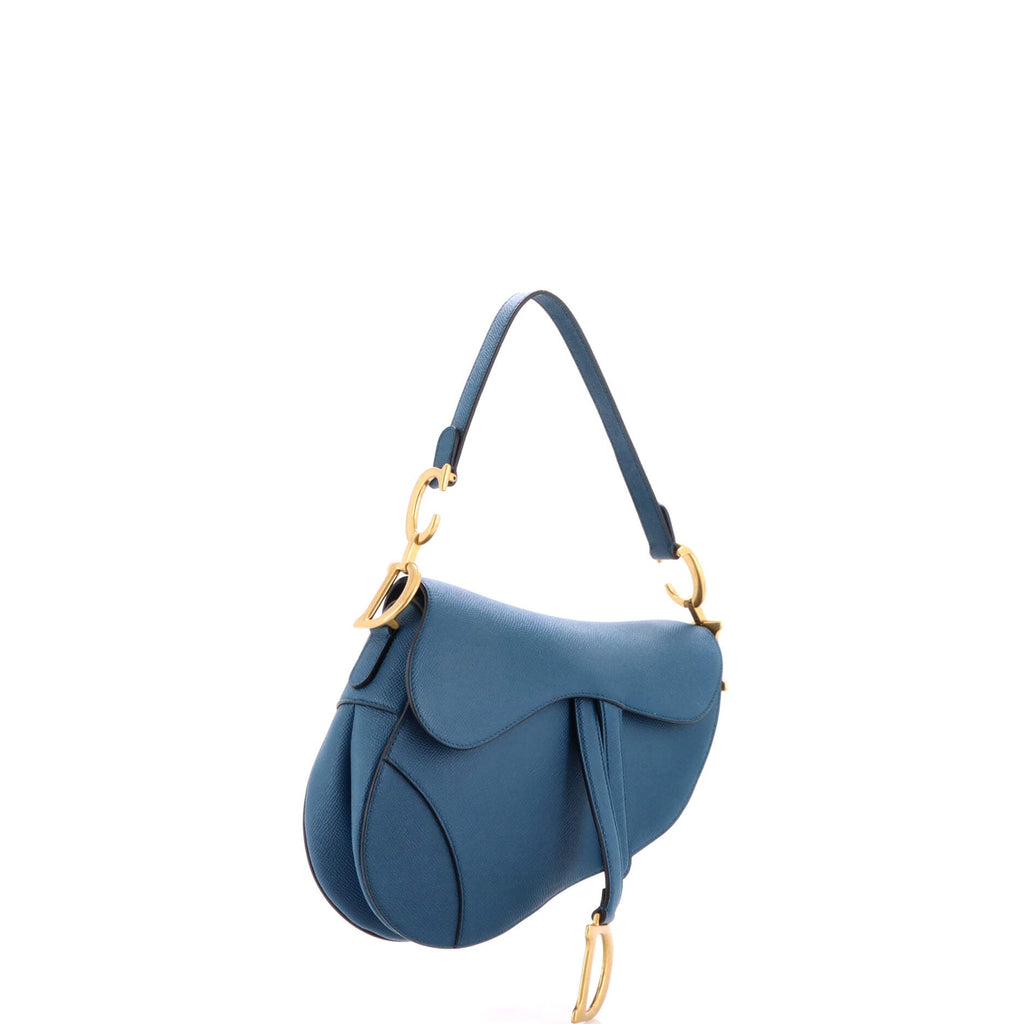 Saddle Handbag Leather Medium