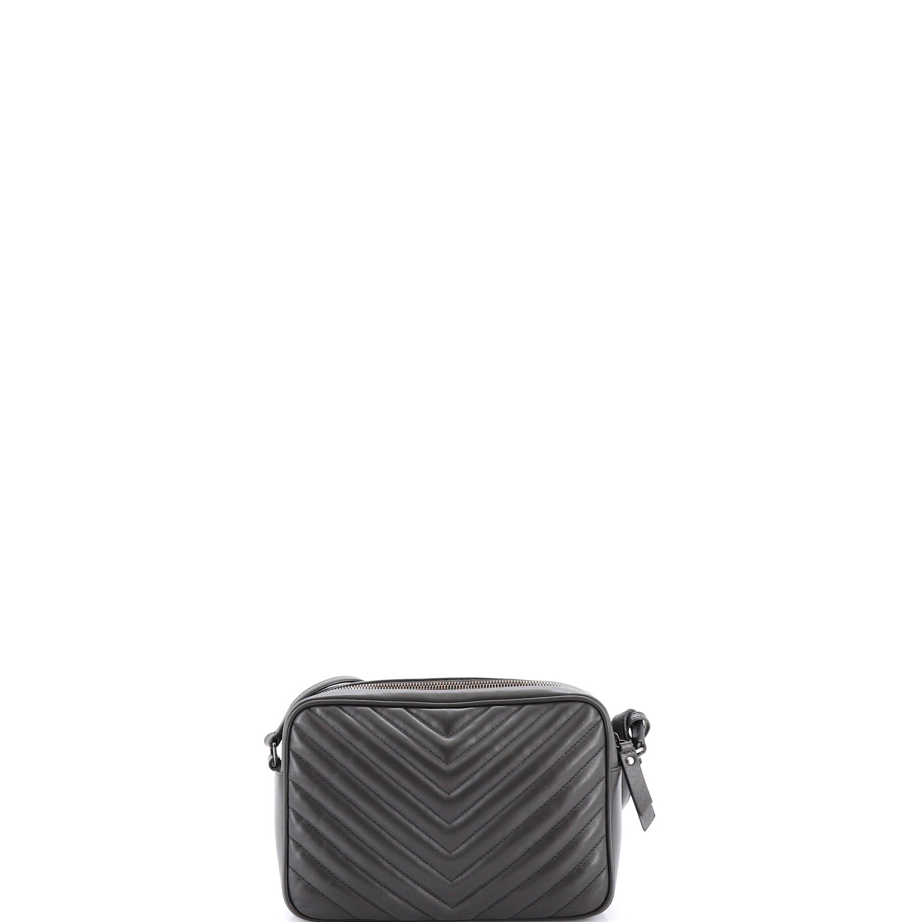 Lou Camera Bag Matelasse Chevron Leather Small