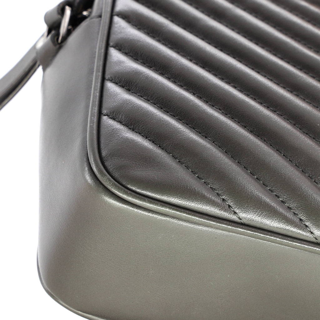 Lou Camera Bag Matelasse Chevron Leather Small