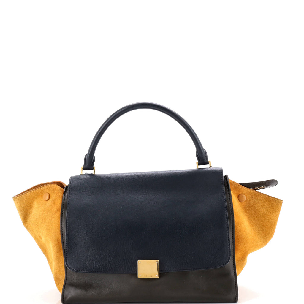 Tricolor Trapeze Bag Leather Medium