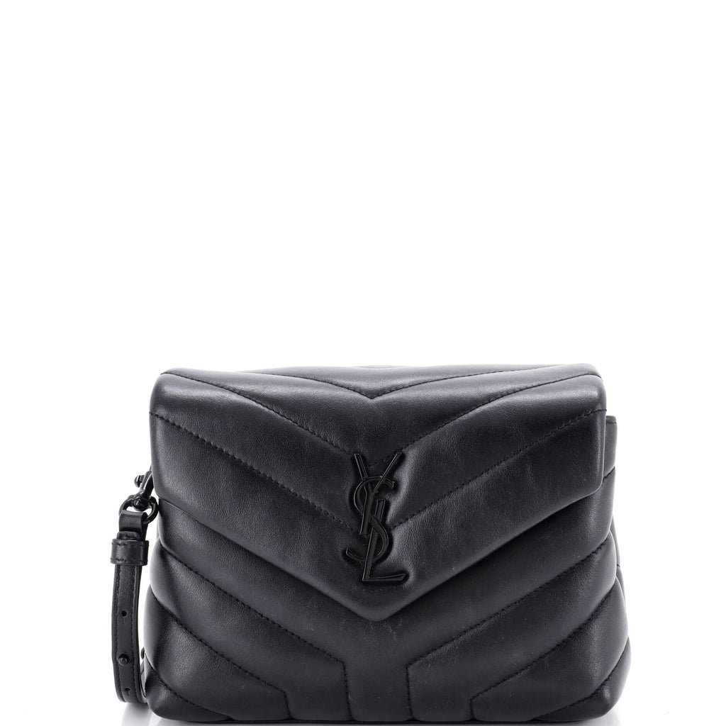 Loulou Shoulder Bag Matelasse Chevron Leather Toy