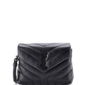 Loulou Shoulder Bag Matelasse Chevron Leather Toy