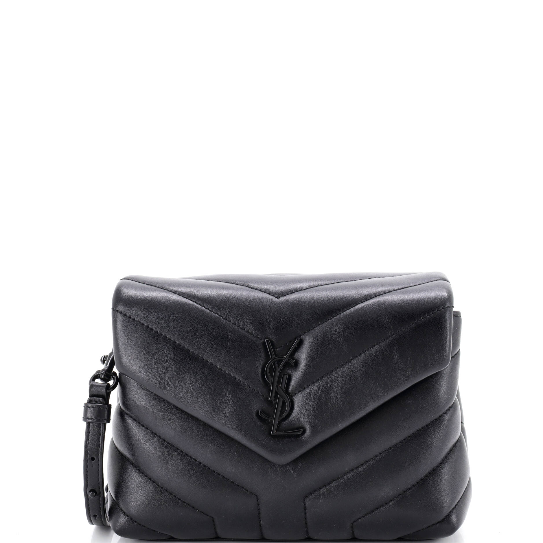 Loulou Shoulder Bag Matelasse Chevron Leather Toy