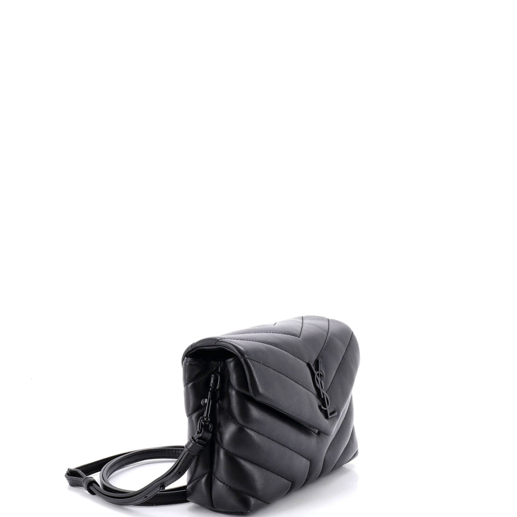 Loulou Shoulder Bag Matelasse Chevron Leather Toy