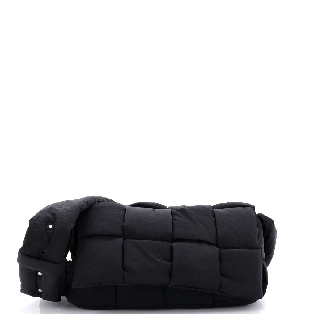Padded Tech Cassette Crossbody Bag Intrecciato Nylon