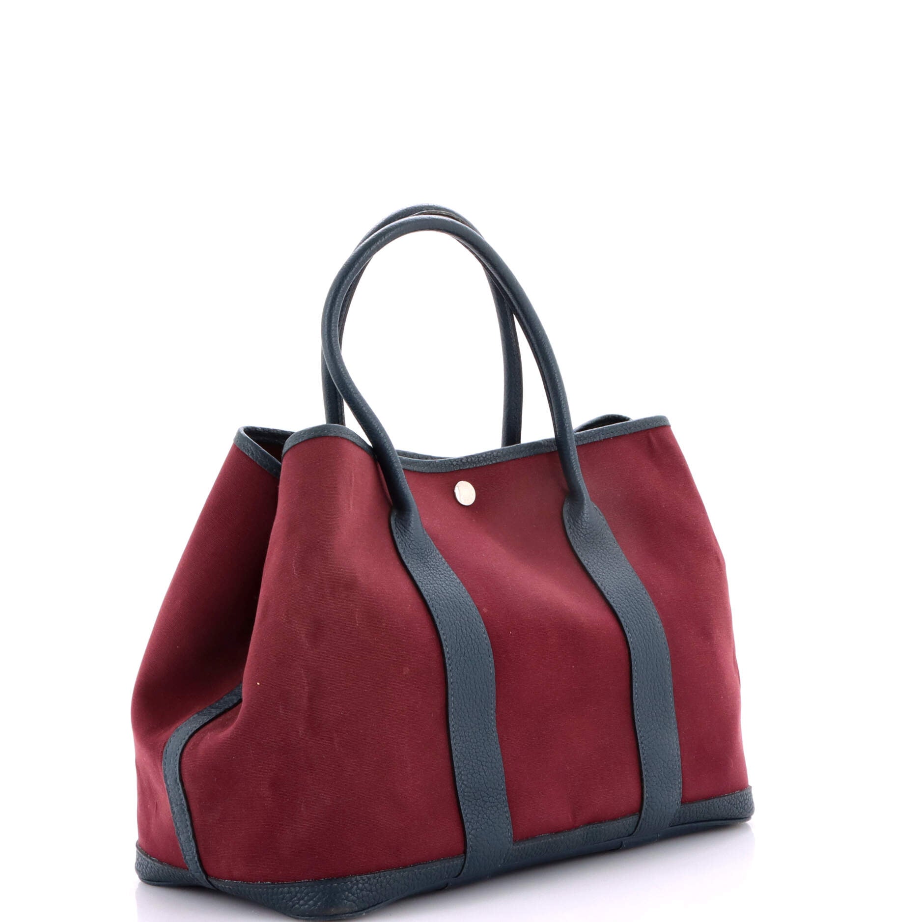 Garden Party Tote Toile and Leather 36