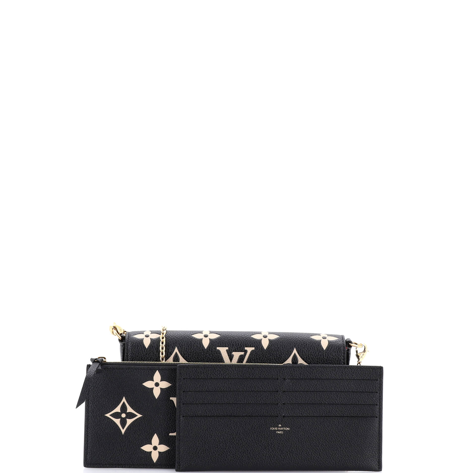 Felicie Pochette Bicolor Monogram Empreinte Giant