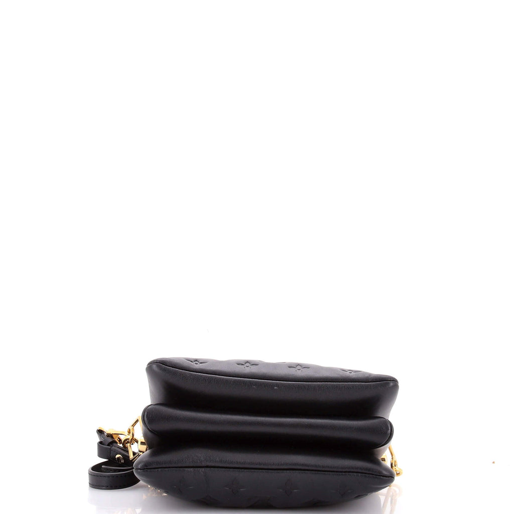Coussin Bag Monogram Embossed Lambskin BB