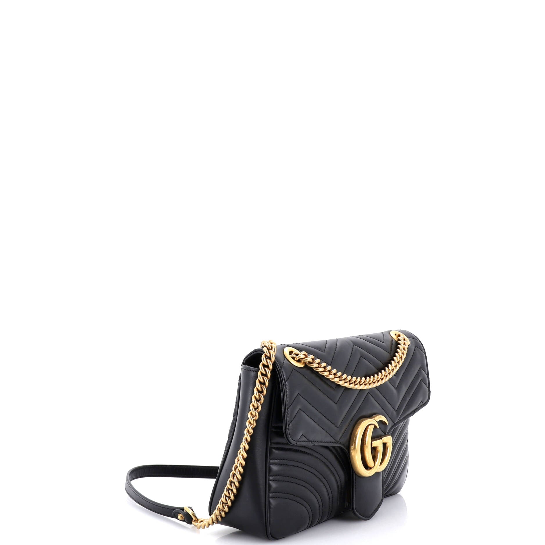 GG Marmont Flap Bag Matelasse Leather Medium