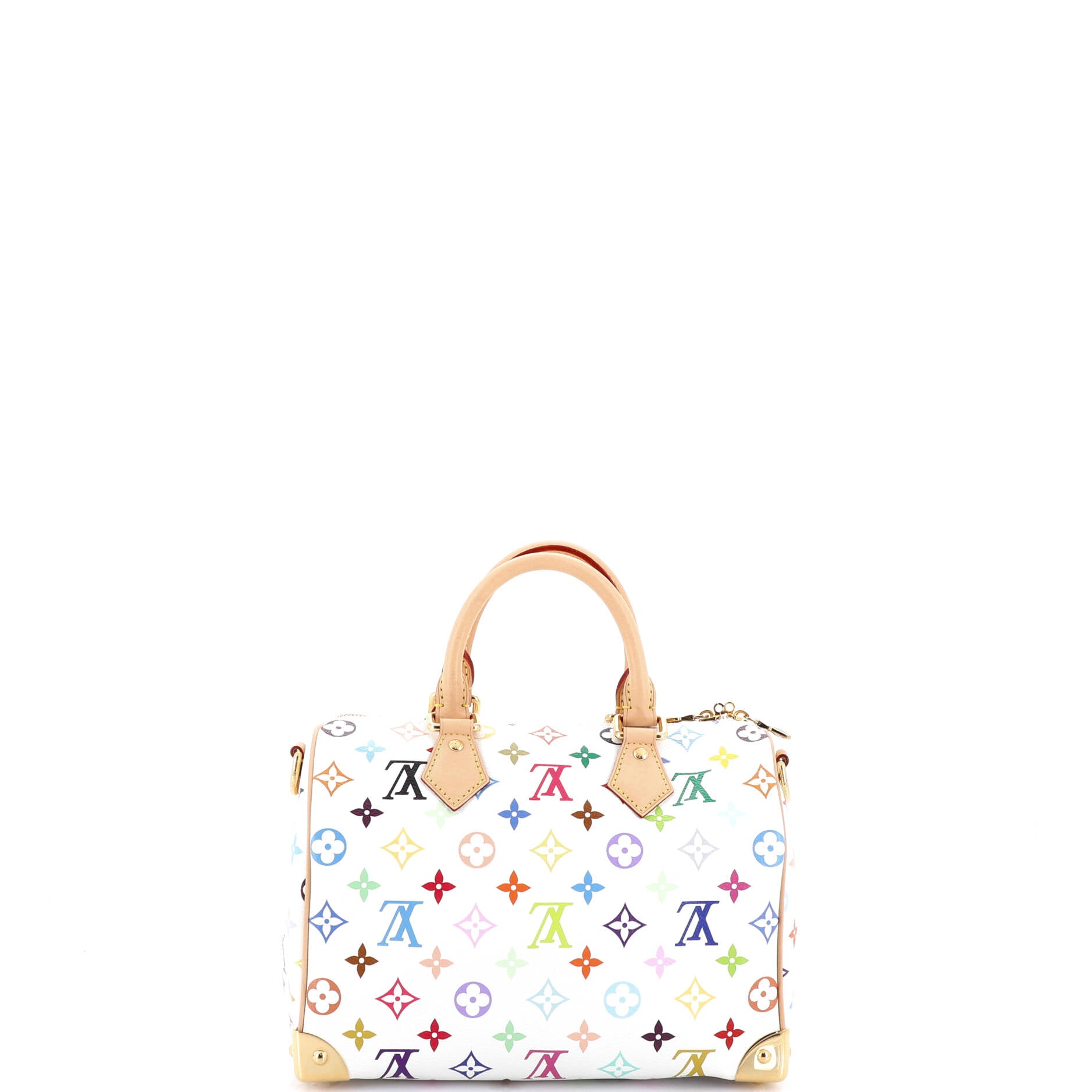 x Takashi Murakami Speedy Soft Bandouliere Bag Monogram Multicolor 25