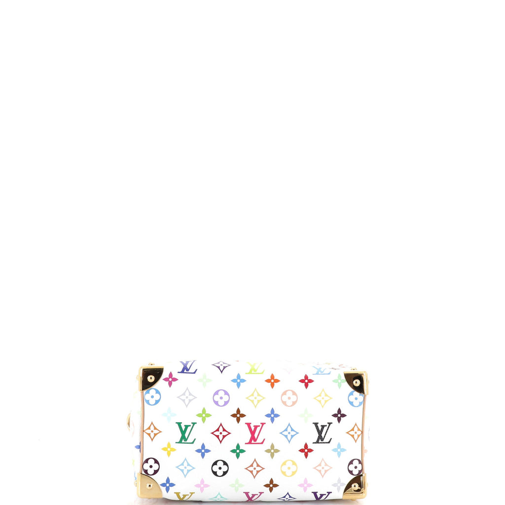 x Takashi Murakami Speedy Soft Bandouliere Bag Monogram Multicolor 25