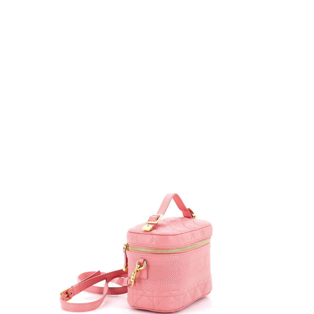 DiorTravel Convertible Vanity Case Cannage Quilt Lambskin Small
