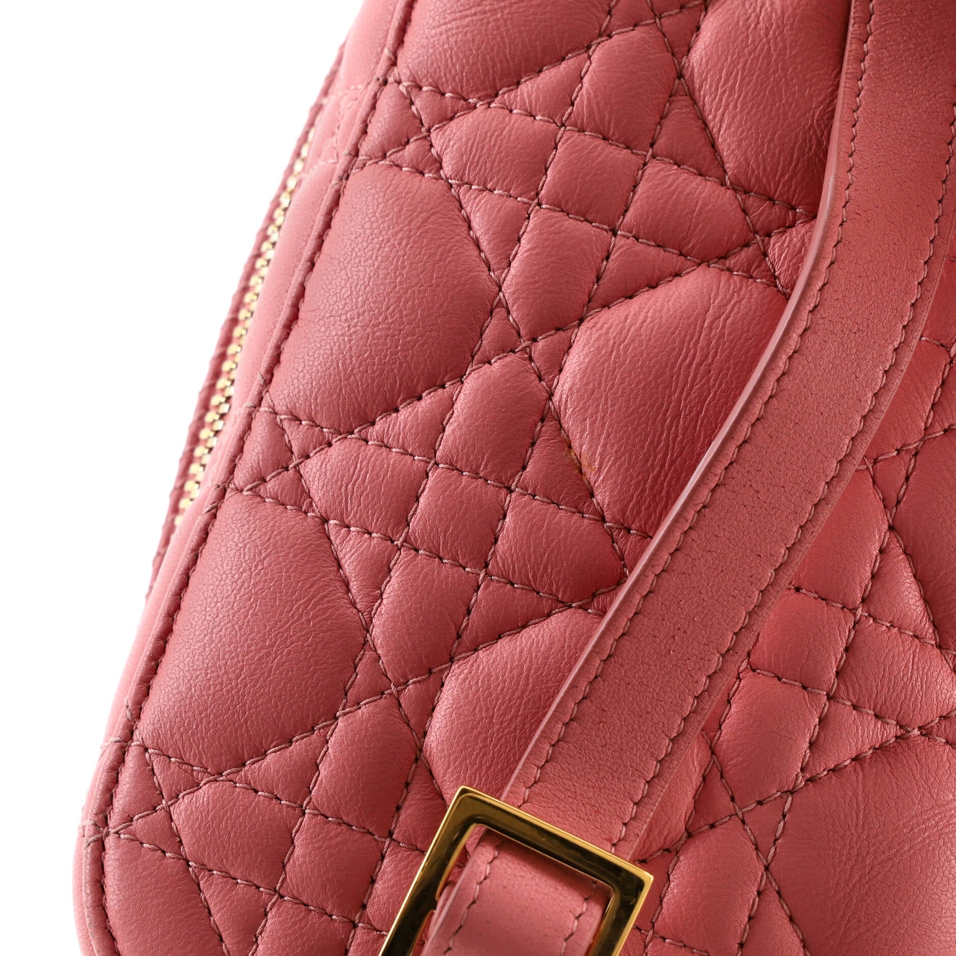 DiorTravel Convertible Vanity Case Cannage Quilt Lambskin Small