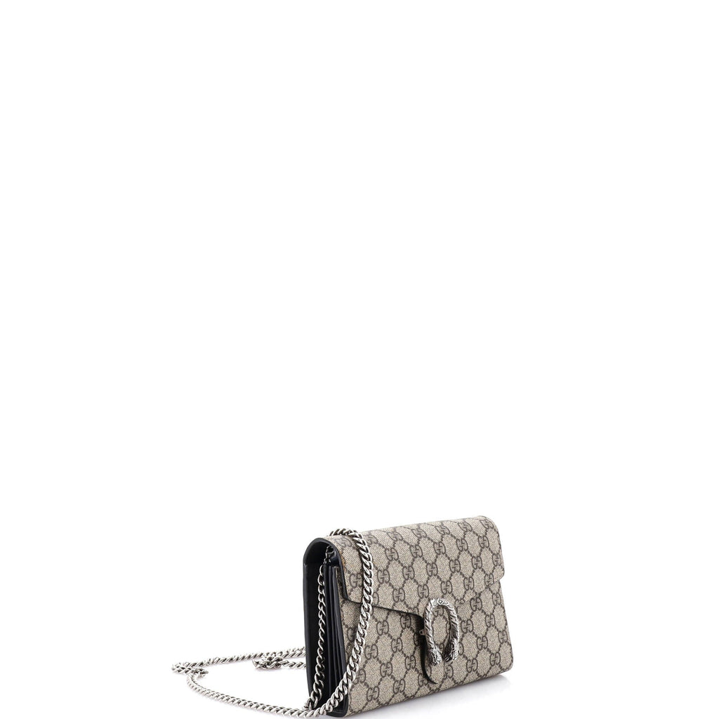 Dionysus Chain Wallet GG Coated Canvas Small