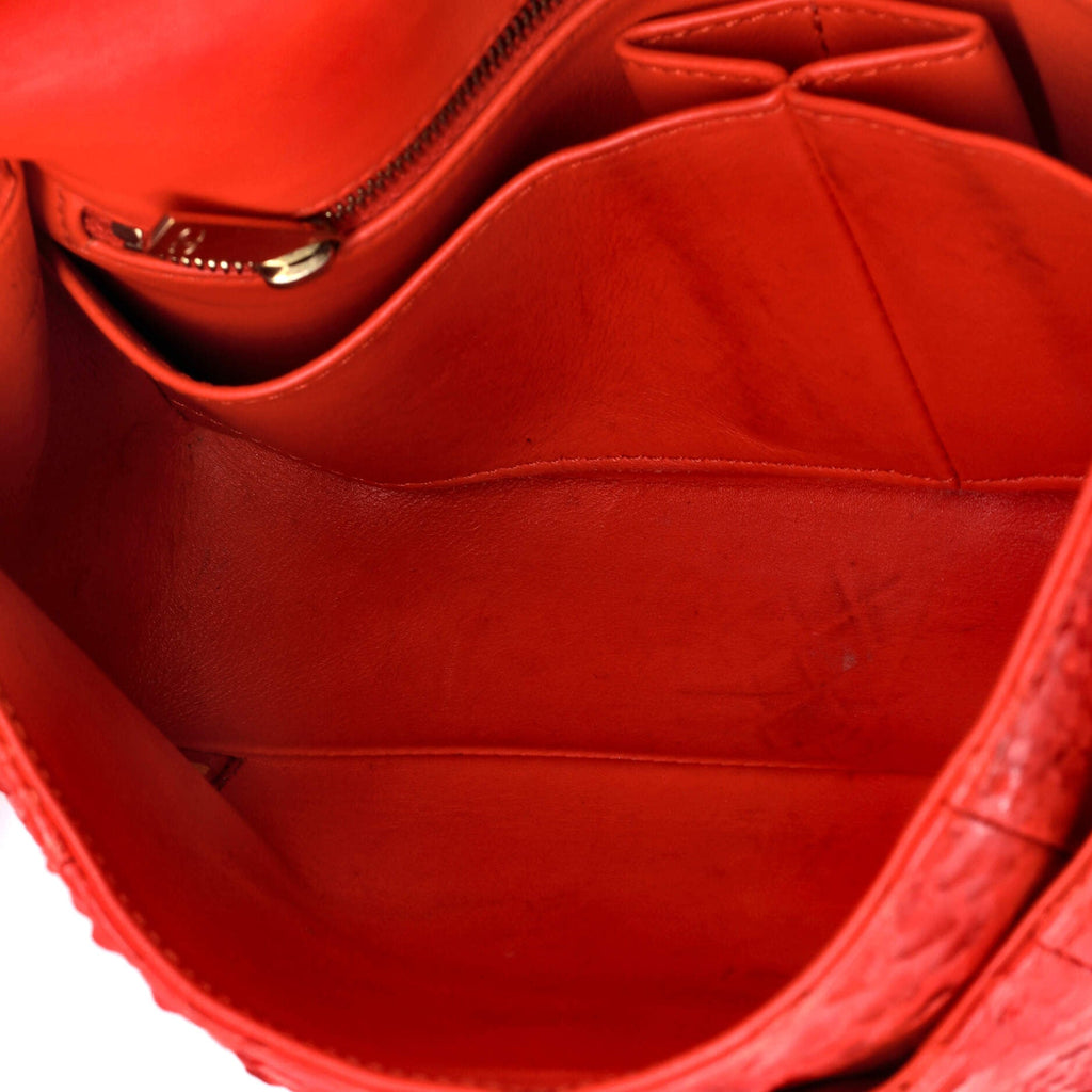 Classic Double Flap Bag Python Medium
