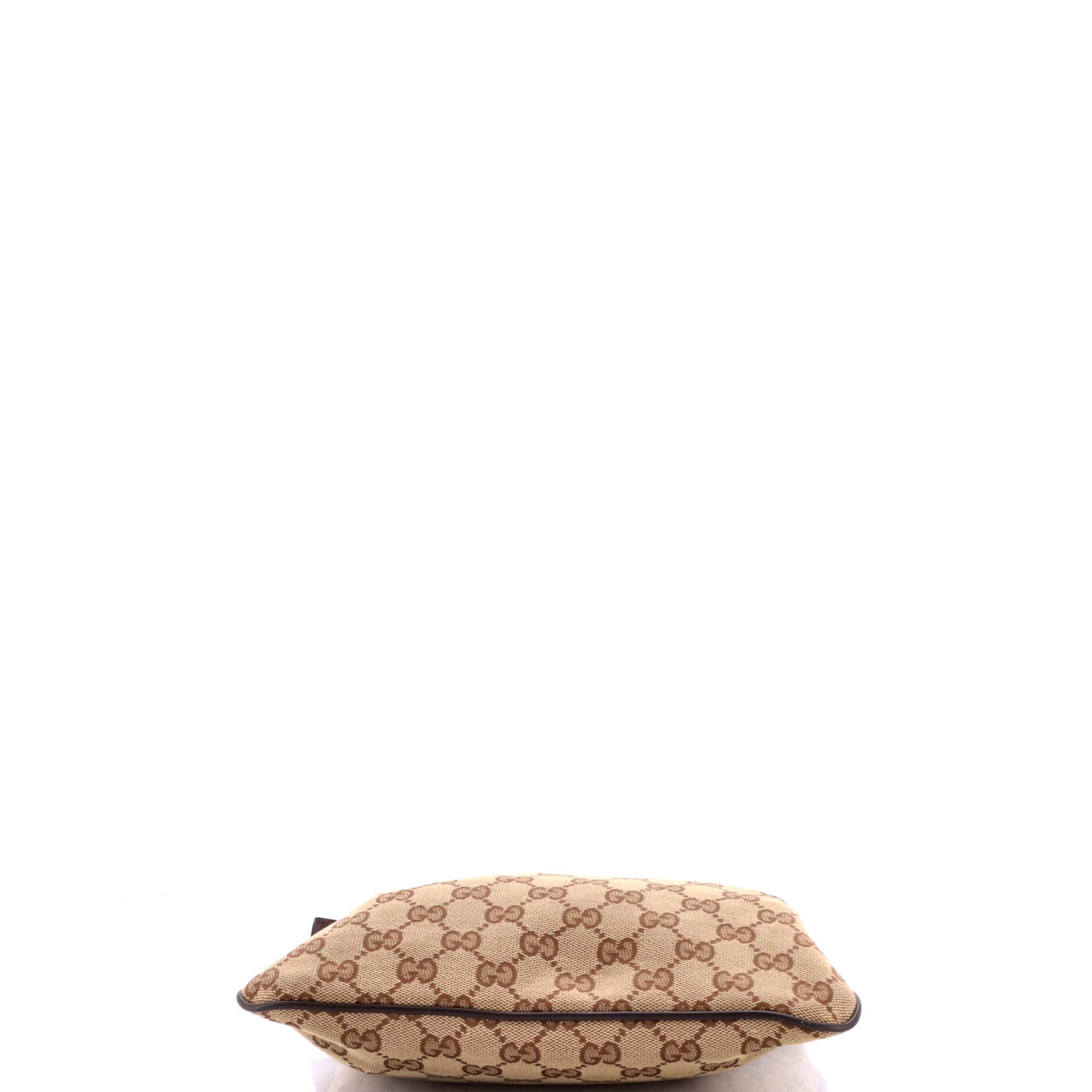 Web Strap Zip Messenger Bag GG Canvas Small