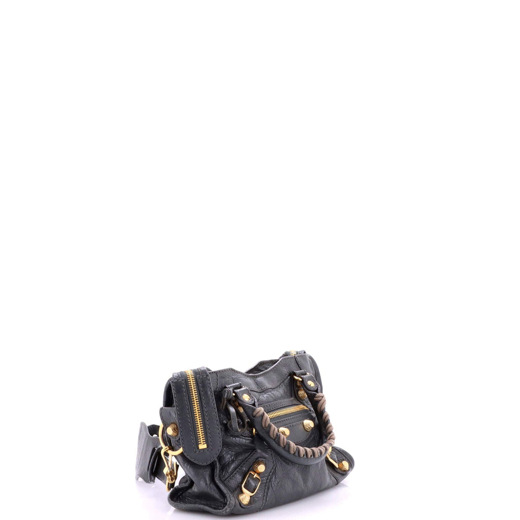 City Giant Studs Bag Leather Mini