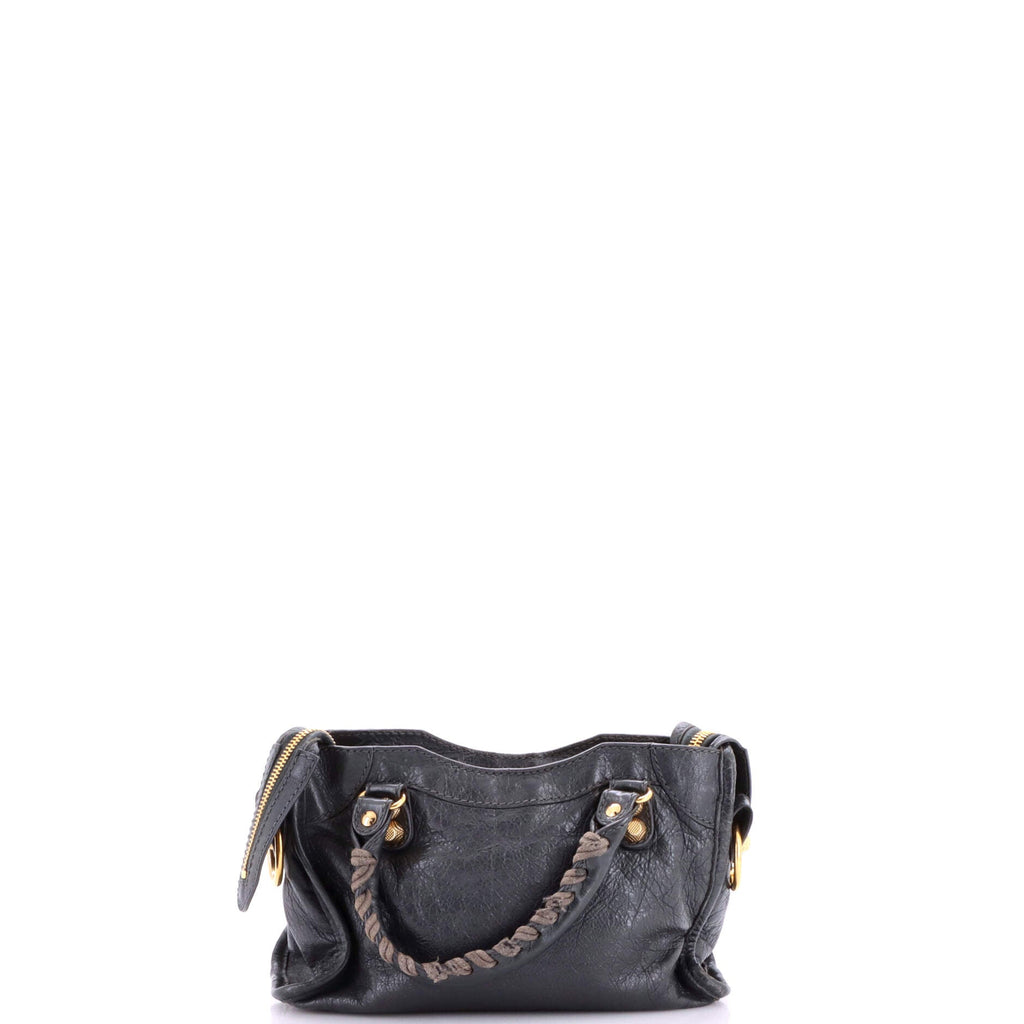 City Giant Studs Bag Leather Mini