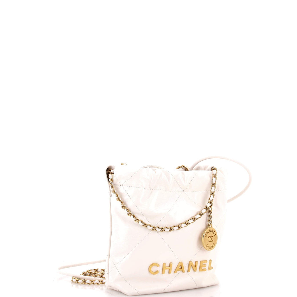 22 Chain Hobo Quilted Shaded Calfskin Mini