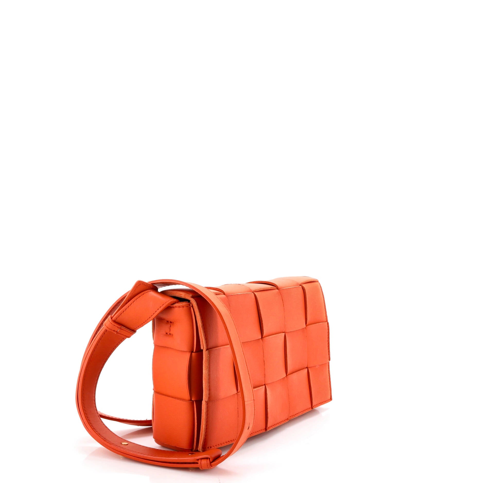 Cassette Crossbody Bag Maxi Intrecciato Leather Small