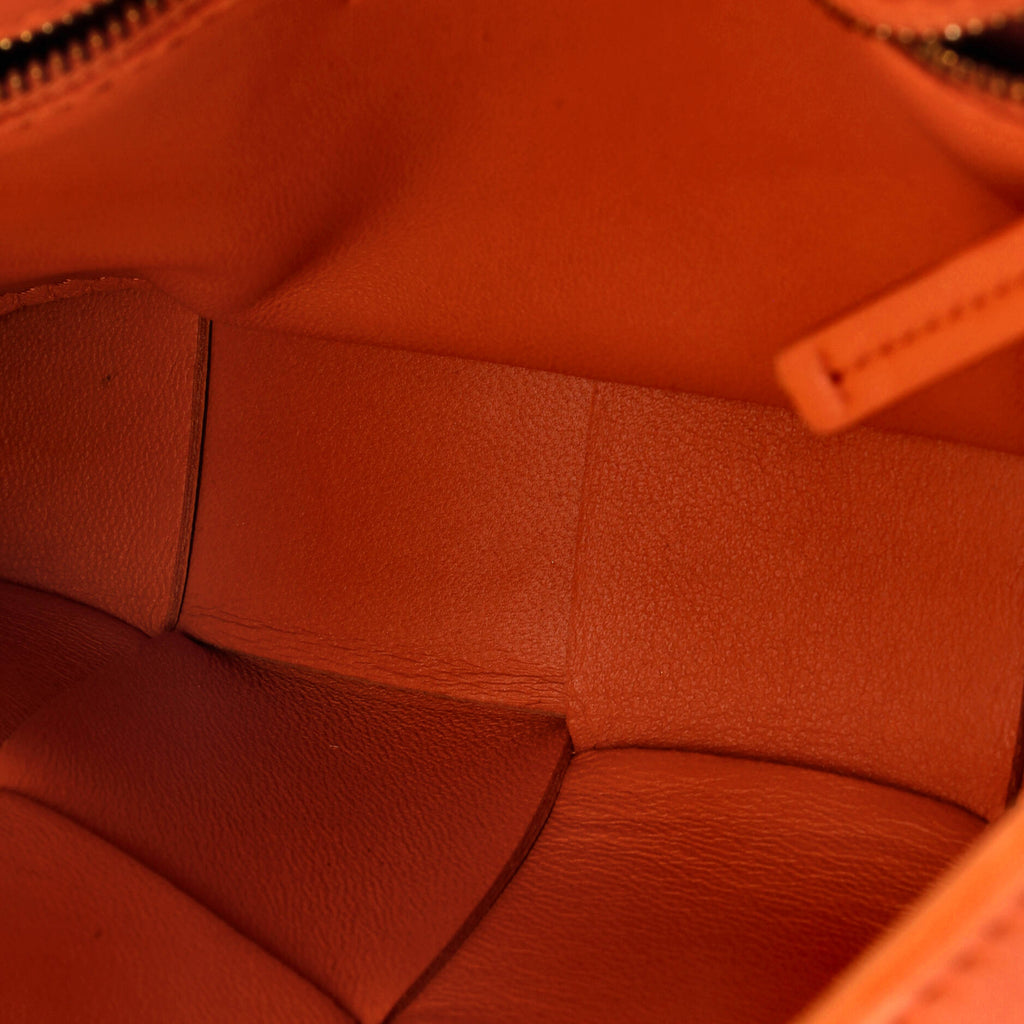 Cassette Crossbody Bag Maxi Intrecciato Leather Small