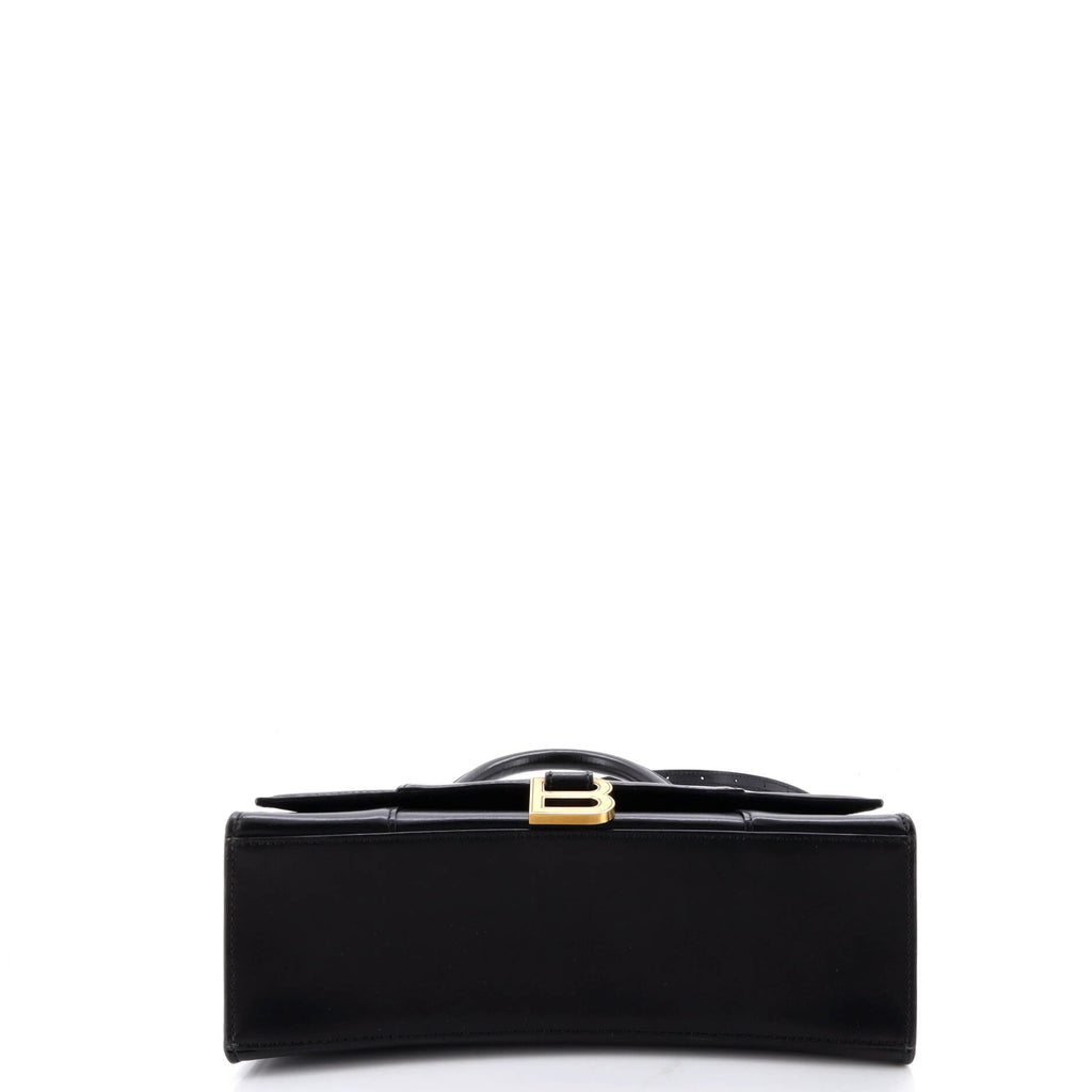 Hourglass Top Handle Bag Leather Medium