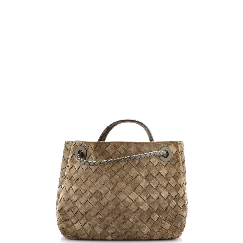 Andiamo Top Handle Bag Intrecciato Nappa Small