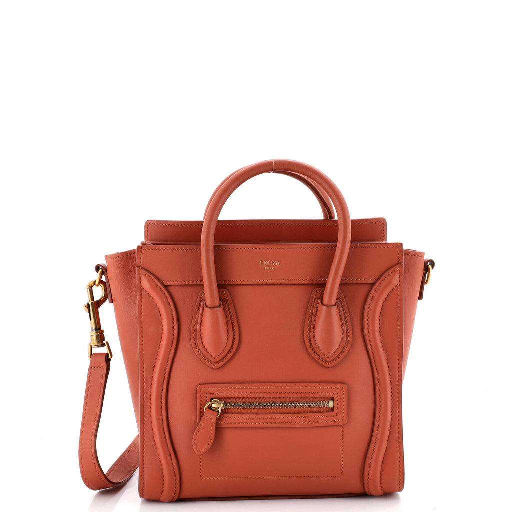 Luggage Bag Smooth Leather Nano