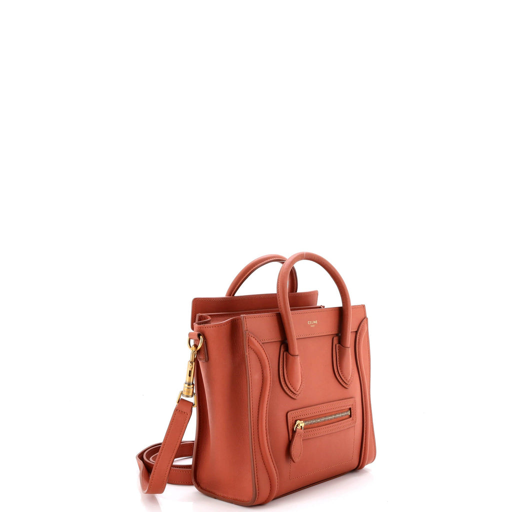 Luggage Bag Smooth Leather Nano