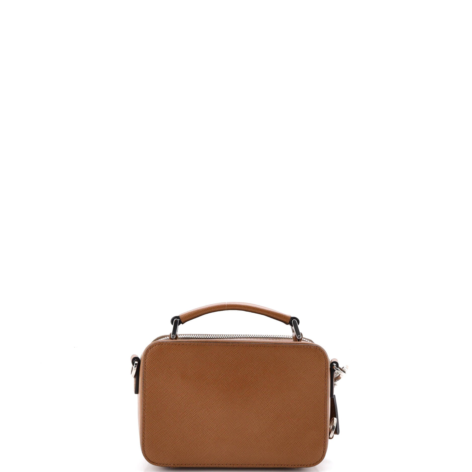 Brique Crossbody Bag Saffiano Leather Mini