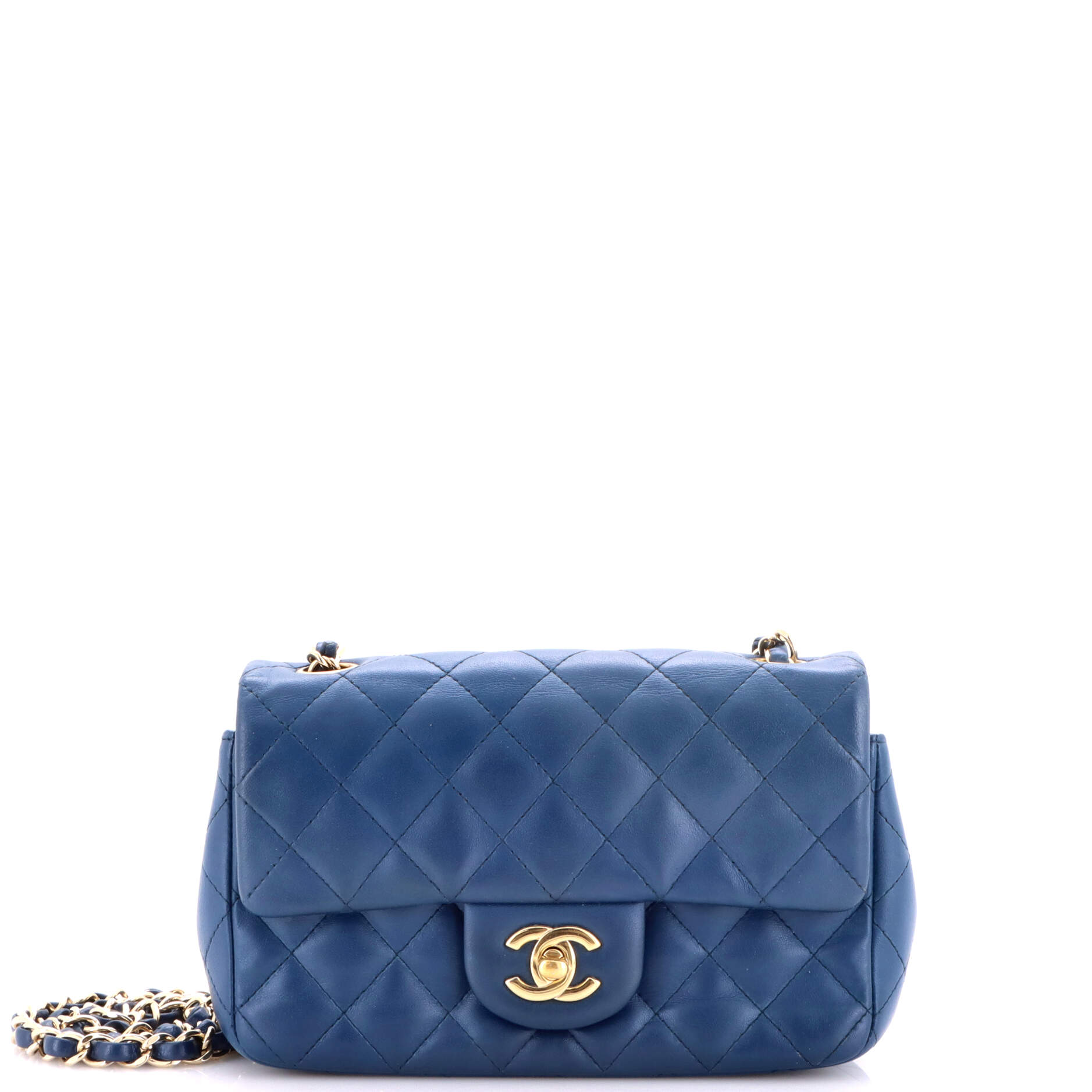 Classic Single Flap Bag Quilted Lambskin Mini
