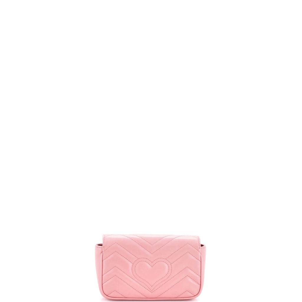 GG Marmont Flap Bag Matelasse Leather Super Mini