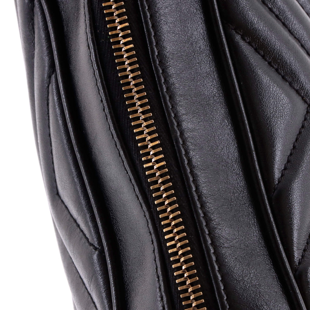 Lou Camera Bag Matelasse Chevron Leather Small