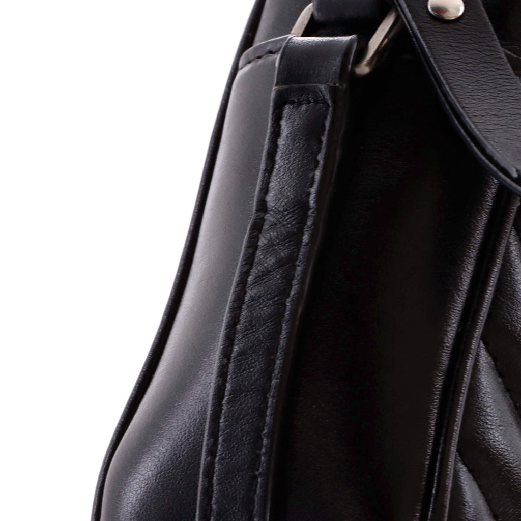 Lou Camera Bag Matelasse Chevron Leather Small
