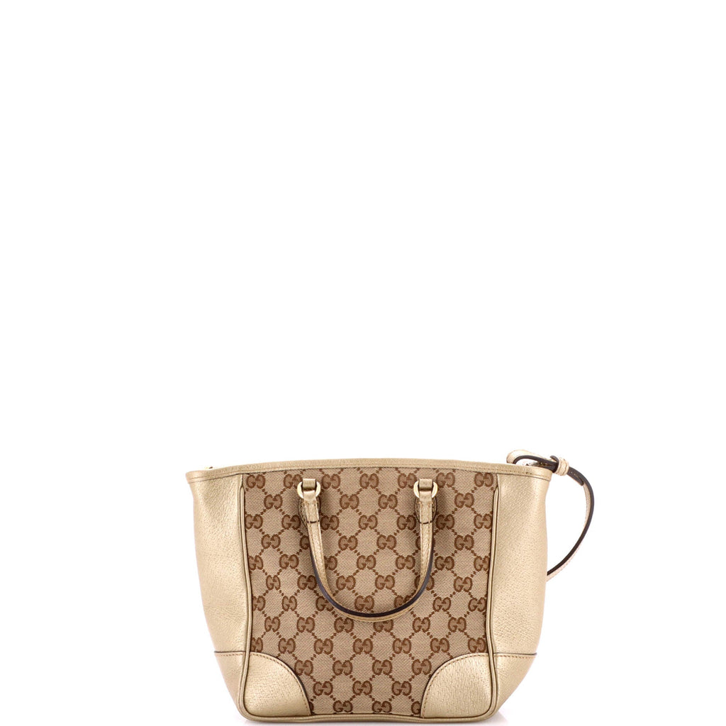 Bree Convertible Tote GG Canvas with Leather Small