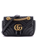 GG Marmont Flap Bag Matelasse Leather Mini