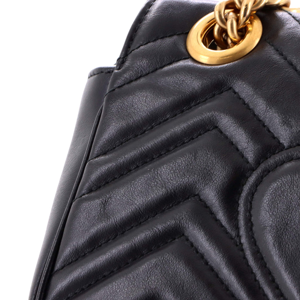 GG Marmont Flap Bag Matelasse Leather Mini