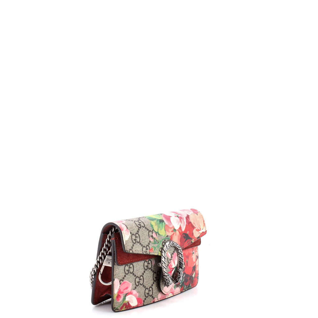 Dionysus Bag Blooms Print GG Coated Canvas Super Mini