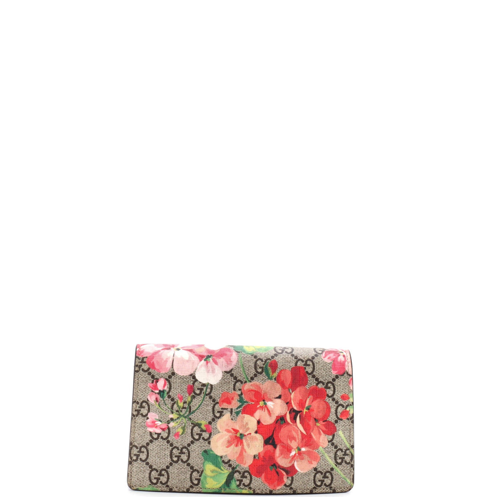 Dionysus Bag Blooms Print GG Coated Canvas Super Mini