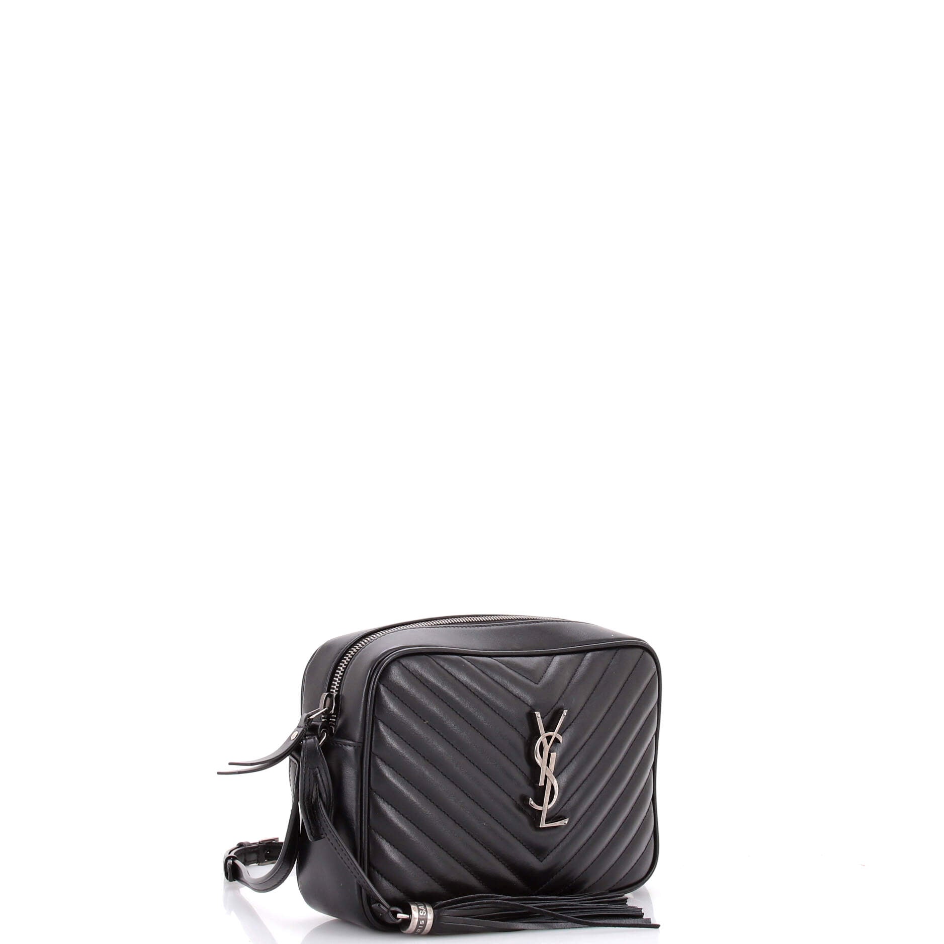 Lou Camera Bag Matelasse Chevron Leather Small