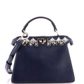 Peekaboo ISeeU Bag Crystal Embellished Leather Petite