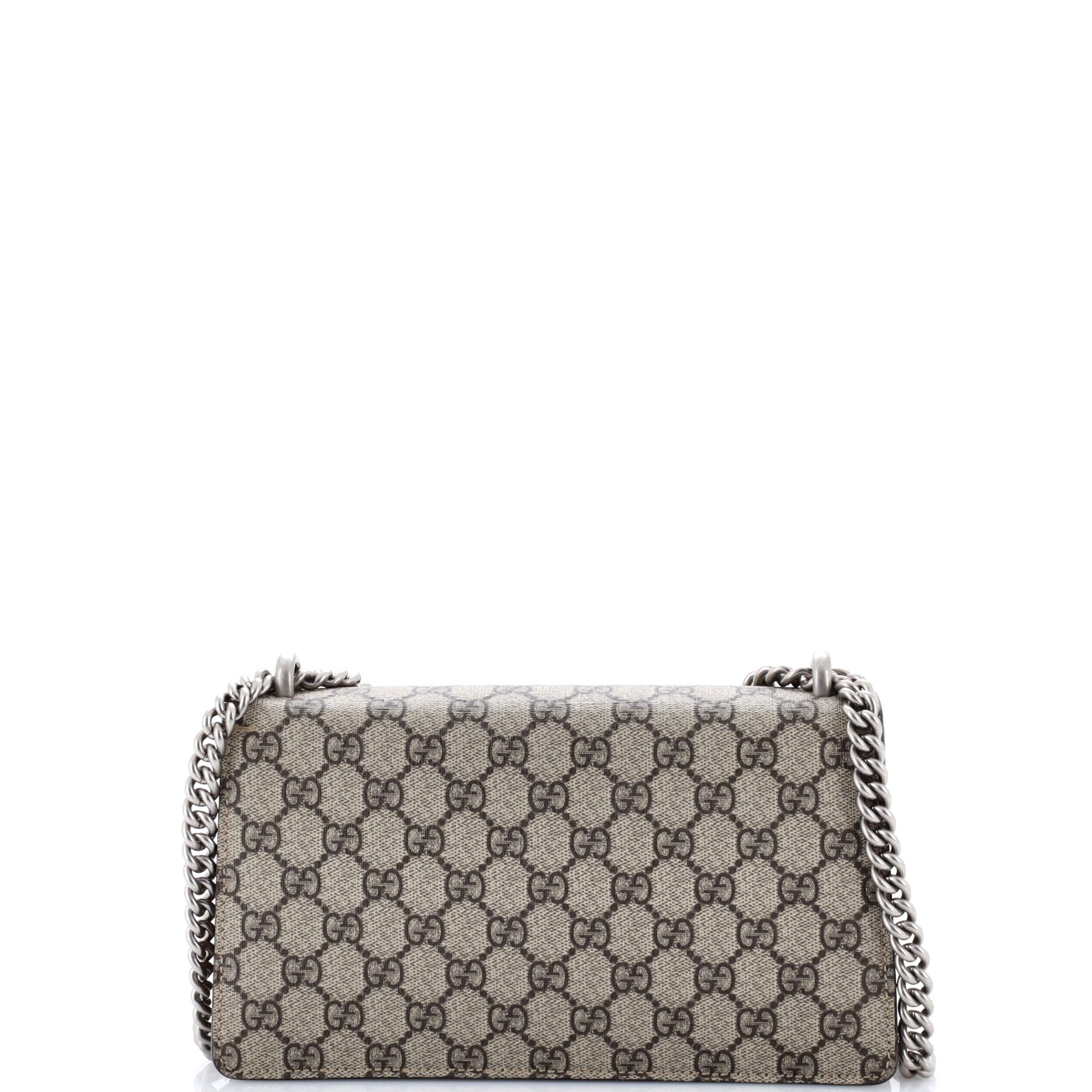 Dionysus Bag GG Coated Canvas with Crystal Embellished Metal Small