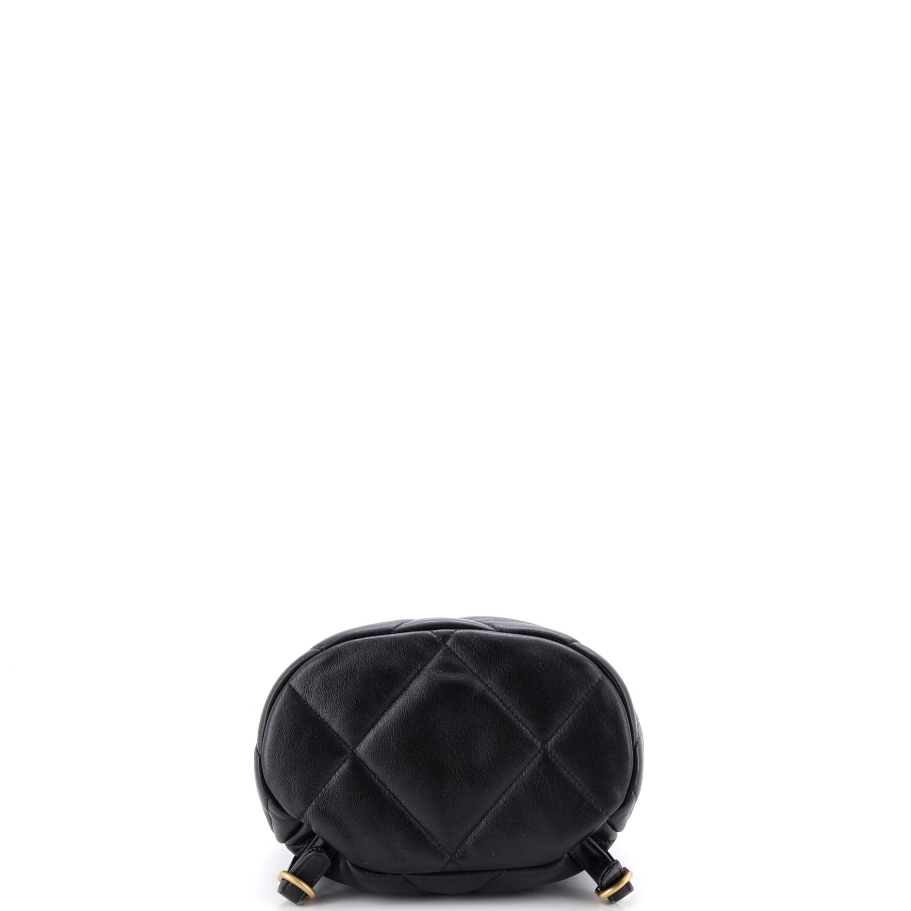 19 Flap Backpack Quilted Lambskin