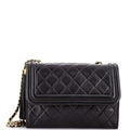 Vintage Tassel Flap Bag Quilted Lambskin Mini
